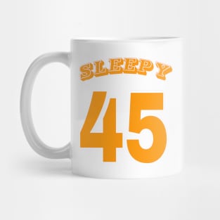 Sleepy 45 - Front Mug